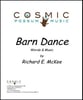 Barn Dance Unison choral sheet music cover